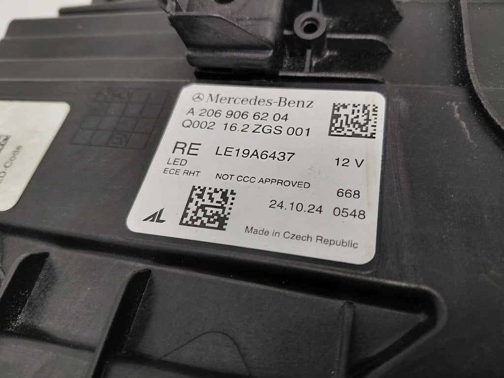 Frontscheinwerfer Mercedes-Benz W206 A2069066204 Rechts Scheinwerfer Headlight SCH7817571047oe