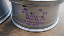 Load image into Gallery viewer, 1x Alufelge 17 Zoll 7.5" 5x112 38ET Glanz Silber 8W0601025EH Audi B9 Rim Wheel FEL1873598517he