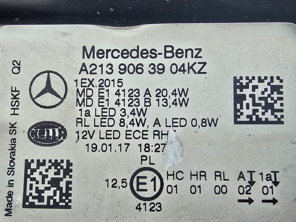 Frontscheinwerfer Mercedes-Benz W213 A2139063904 Links Scheinwerfer Headlight SCH6421035750pw