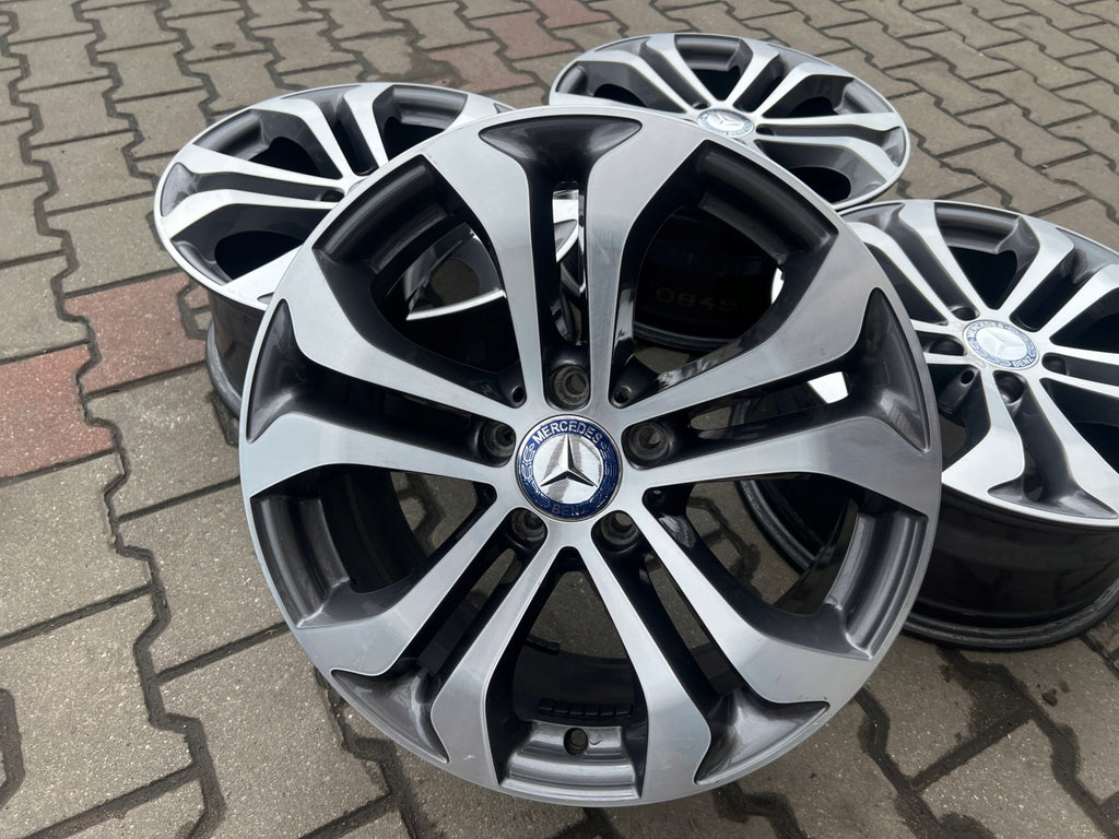 4x Alufelge 17 Zoll 7.5" 5x112 Glanz Graphit A2534010600 Mercedes-Benz Vito FEL2167289535kc
