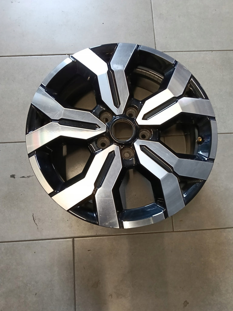 1x Alufelge 17 Zoll 6.5" 5x114.3 50ET Glanz Schwarz 403005180R 403004311R Dacia FEL7331131304ah