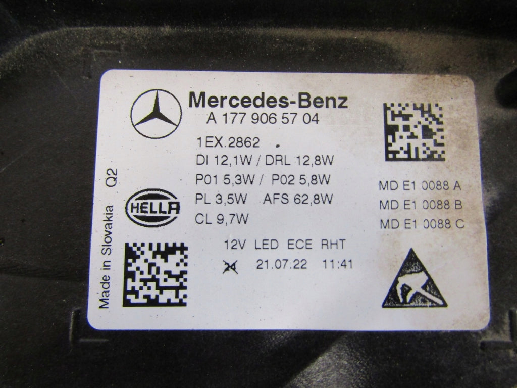 Frontscheinwerfer Mercedes-Benz A1779065704 LED Links Scheinwerfer Headlight SCH8068405073cr