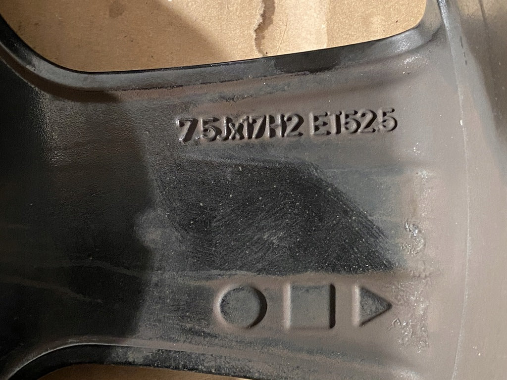 1x Alufelge 17 Zoll 7.5" 5x112 52,5ET A2464011500 Mercedes-Benz W246 Rim Wheel FEL5770018801wk