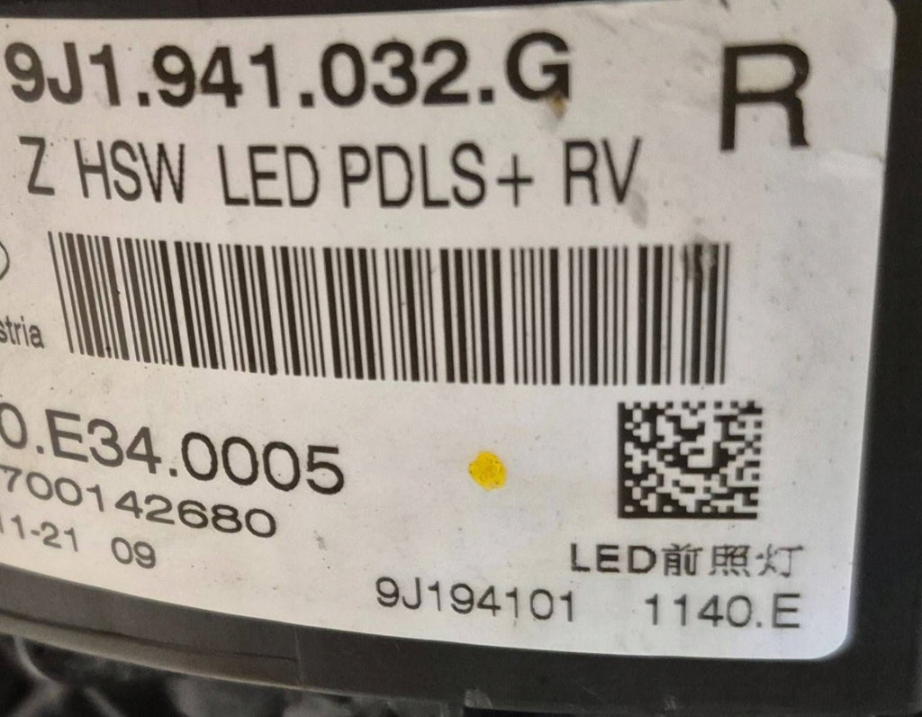 Frontscheinwerfer Porsche Taycan 9J1941032G LED Rechts Scheinwerfer Headlight SCH1710723634bt
