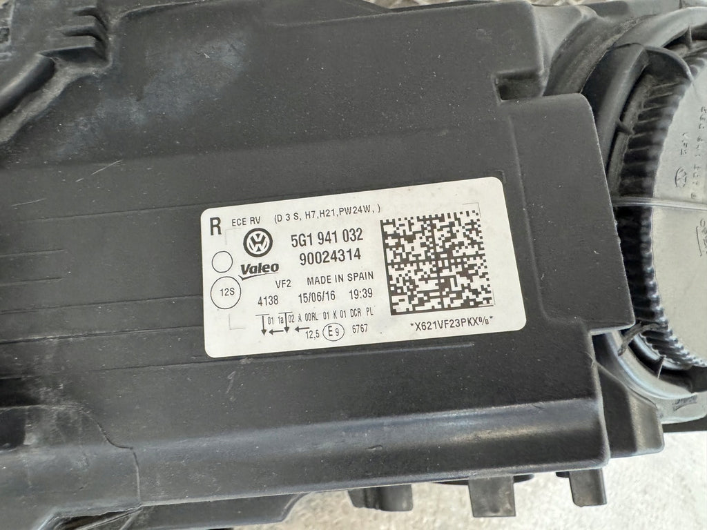 Frontscheinwerfer VW Golf VII 5G1941032 Rechts Scheinwerfer Headlight SCH1704511384sv