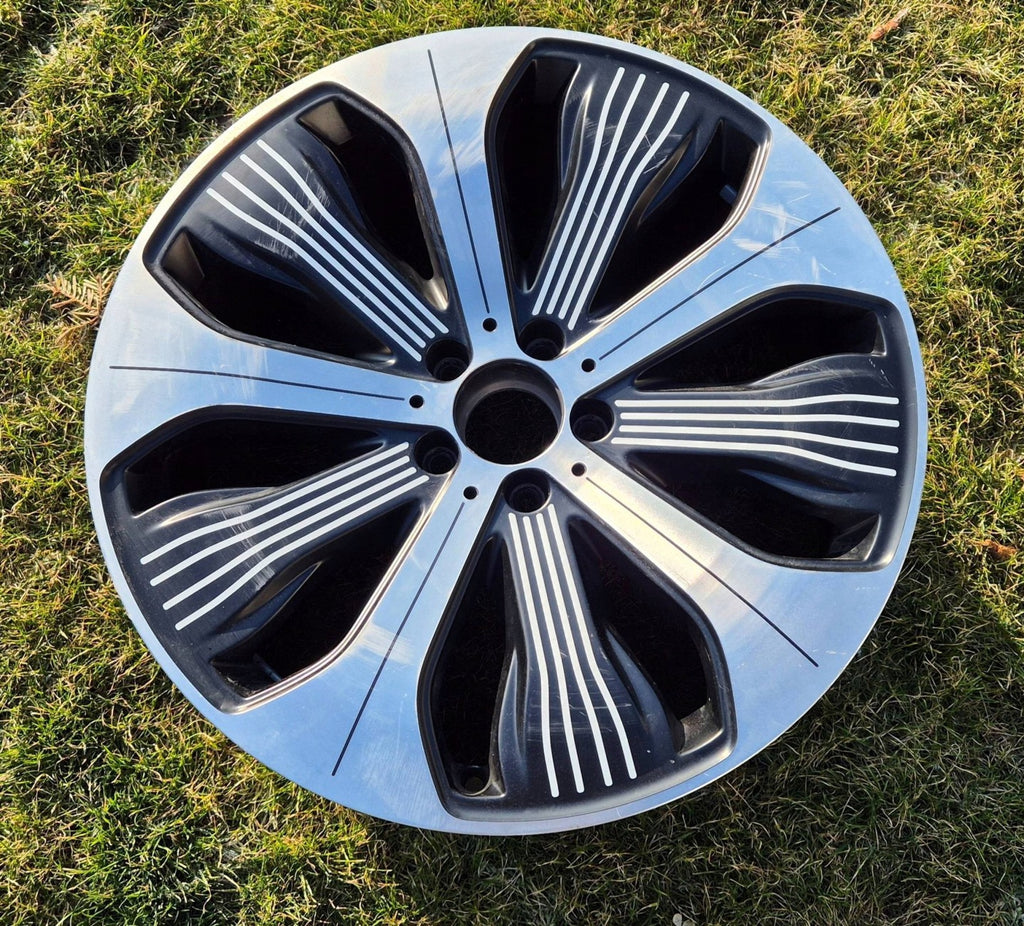 1x Alufelge 20 Zoll 8.5" 5x112 30ET Glanz Schwarz A2934010500 Ds Eqc Rim Wheel FEL8436106280eh