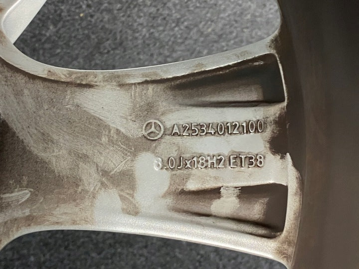 1x Alufelge 18 Zoll 8.0" 5x112 38ET A2534012100 Mercedes-Benz Glc Rim Wheel FEL8072501581nm