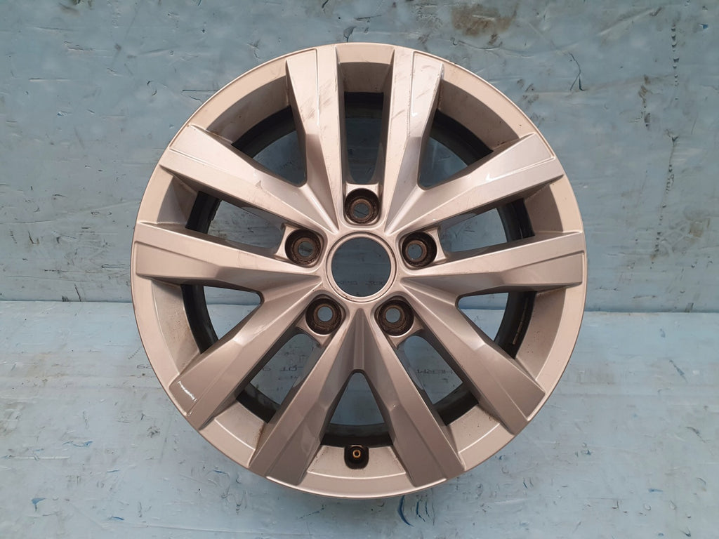 1x Alufelge 16 Zoll 6.5" 5x120 51ET 7E0601025N VW Rim Wheel FEL9699478273je
