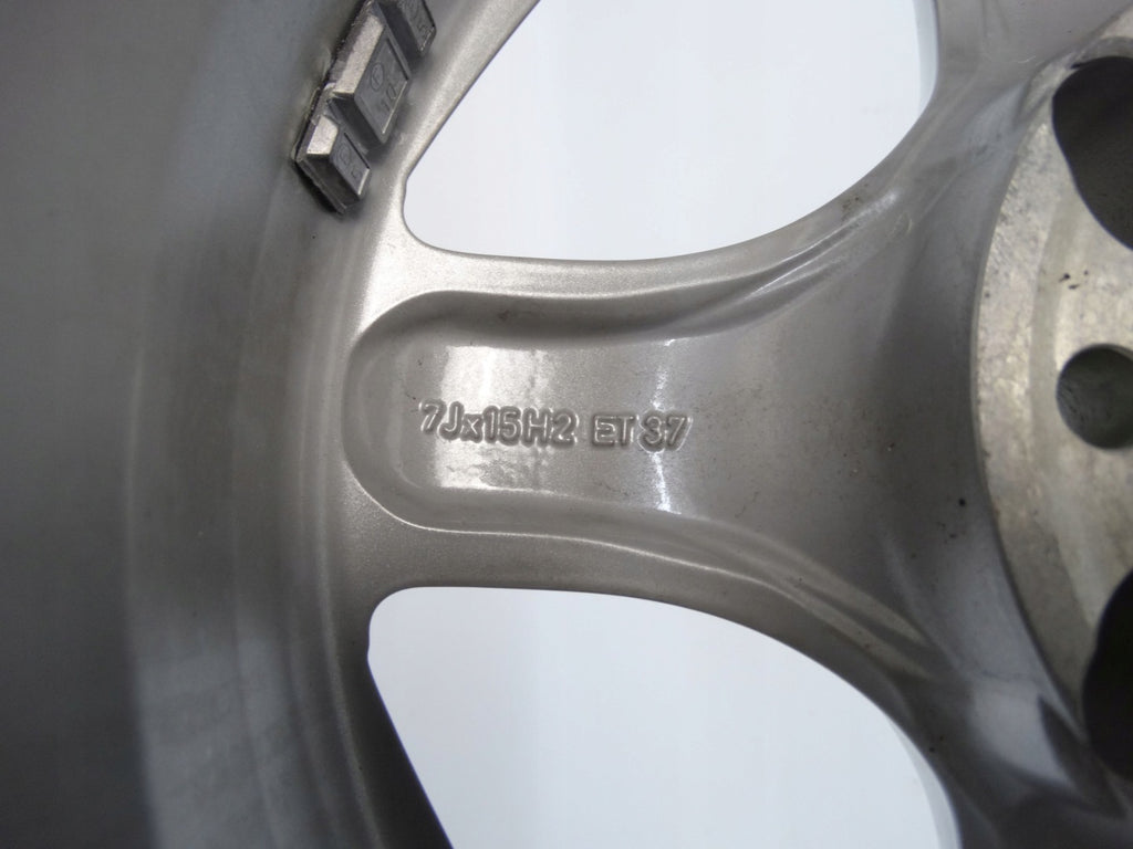 1x Alufelge 15 Zoll 7.0" 5x112 37ET Glanz Silber B66470502 Mercedes-Benz W202 FEL9248723926hz