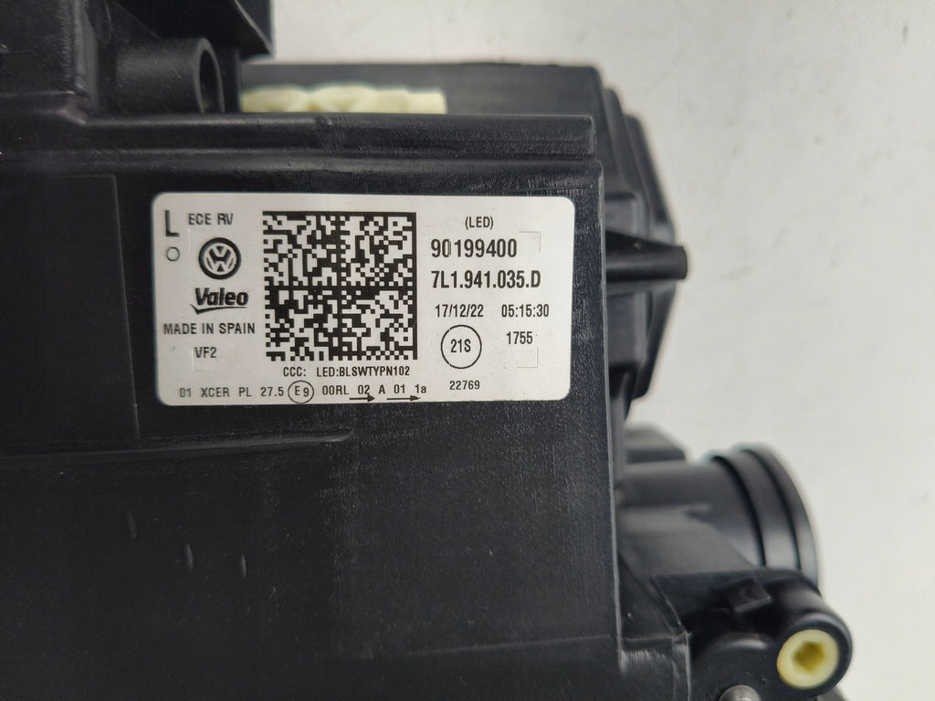 Frontscheinwerfer VW 7la 7L1941035D Full LED Ein Stück (Rechts oder Links) SCH1098416704hn