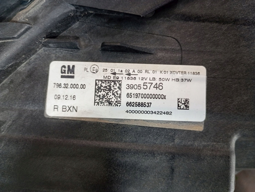 Frontscheinwerfer Opel Astra K 22986 Full LED Rechts Scheinwerfer Headlight SCH2426016125fy