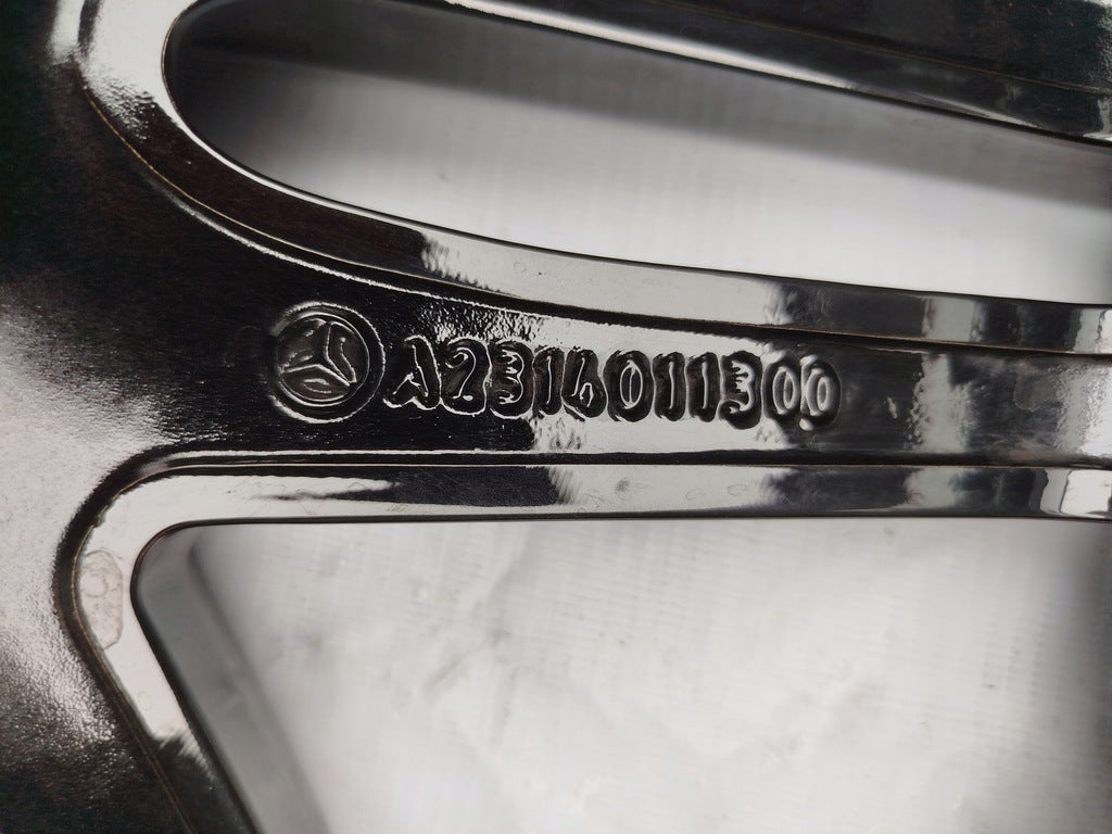 1x Alufelge 19 Zoll 8.5" 5x112 31ET Glanz Schwarz A2314011300 Mercedes-Benz Sl FEL4697506373vc