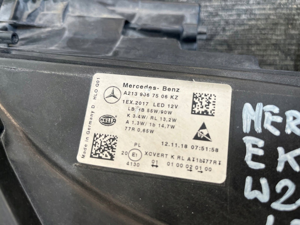 Frontscheinwerfer Mercedes-Benz W213 A2139067506 Links Scheinwerfer Headlight SCH5683853132km