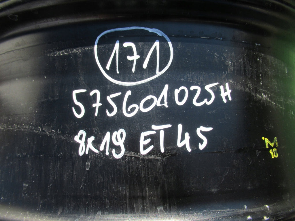 1x Alufelge 19 Zoll 8.0" 5x112 45ET Glanz Schwarz 575601025 Seat Ateca Rim Wheel FEL9771072332fj