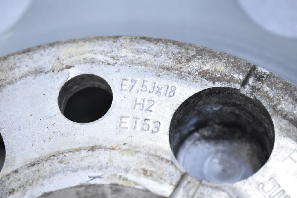 1x Alufelge 18 Zoll 7.5" 5x130 53ET Glanz Silber 4L0601025E Audi Q7 Rim Wheel FEL3291105542eu