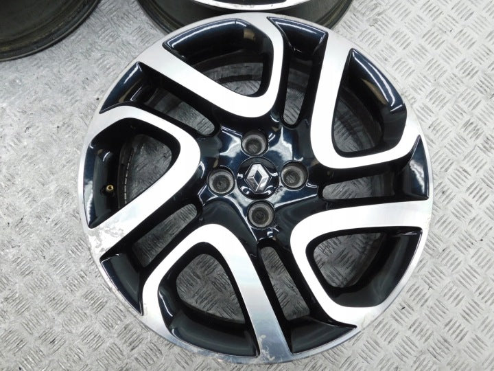 4x Alufelge 17 Zoll 6.5" 4x100 40ET Glanz 403005727R Renault Clio IV Captur I FEL1183589189rn