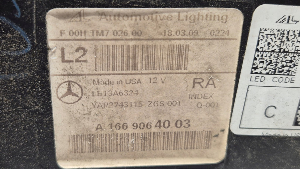 Frontscheinwerfer Mercedes-Benz Gle A1669064003 LED Rechts Headlight SCH9280555287sv
