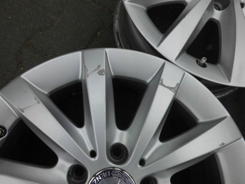 1x Alufelge 16 Zoll 6.5" 5x112 49ET Silber A2464010500 Mercedes-Benz Rim Wheel FEL5168178364lr