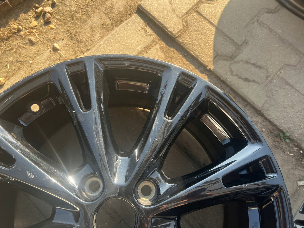 1x Alufelge 17 Zoll 7.0" 4x108 47 5ET Glanz Schwarz C1BC-YA Ford Rim Wheel