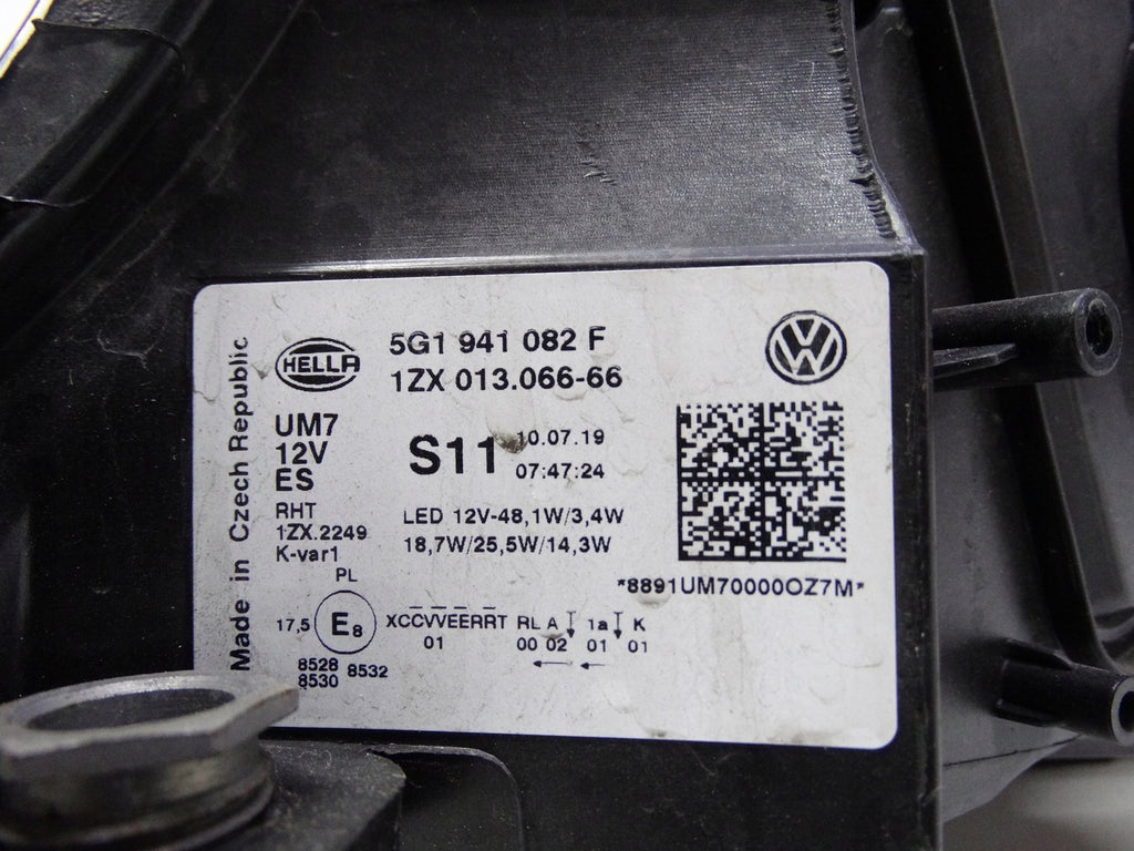 Frontscheinwerfer VW Golf VII 5G1941082F LED Rechts Scheinwerfer Headlight SCH3588975719ph