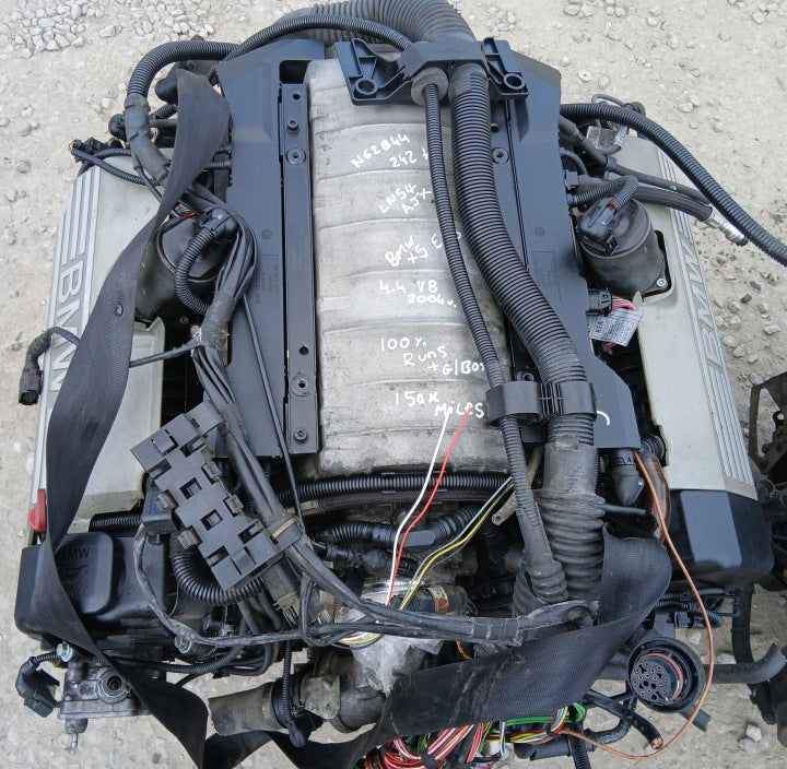 Motor BMW X5 E53 N62B44A 4.4 242TKm 2004 Benzin Engine Komplett MOT6733088258wf
