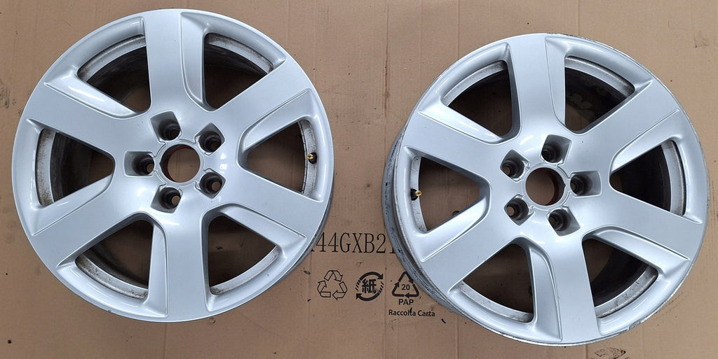 2x Alufelge 17 Zoll 7.5" 5x112 37ET 4G0601025L Audi Rim Wheel