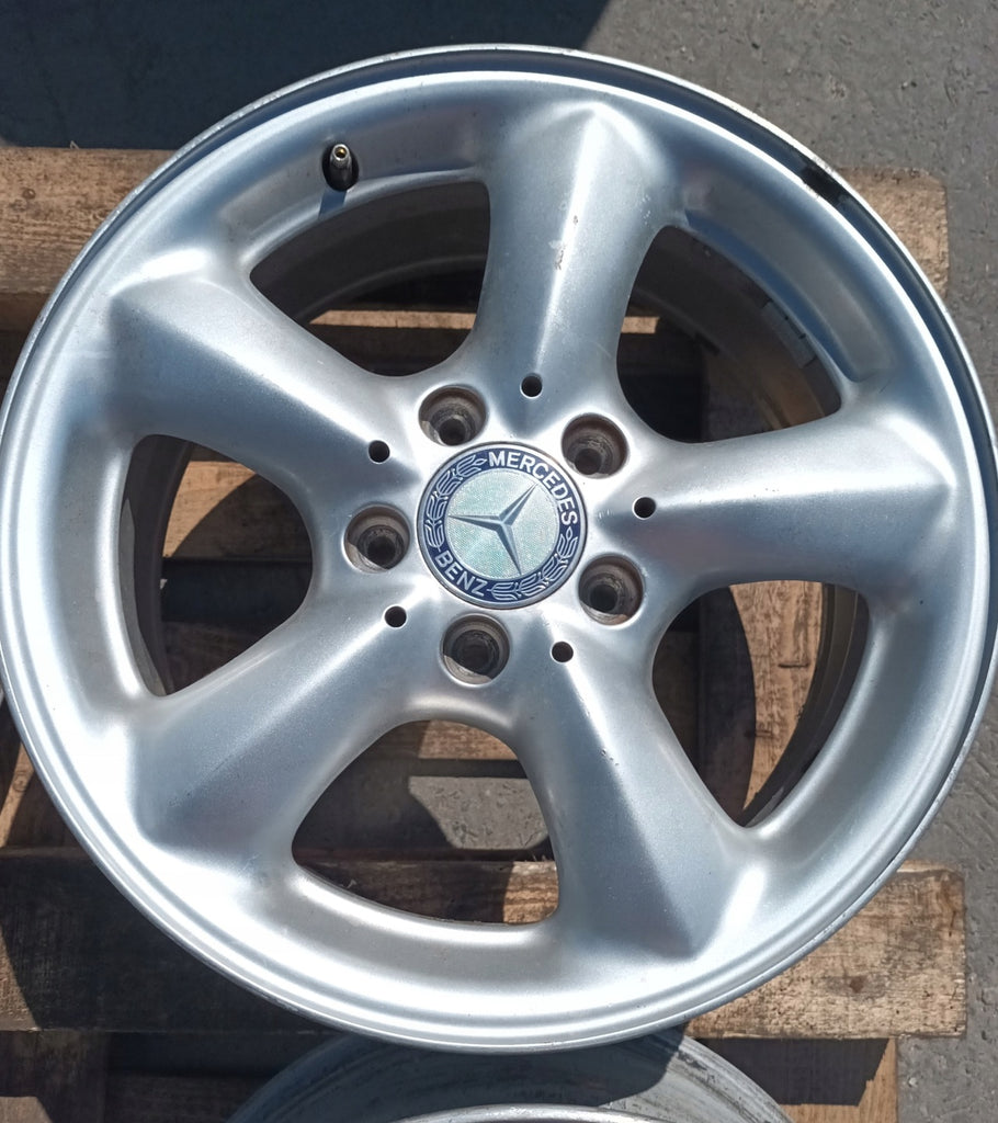 1x Alufelge 16 Zoll 8.0" 5x112 30ET Glanz A1704010802 Mercedes-Benz Slk FEL3682474268xb