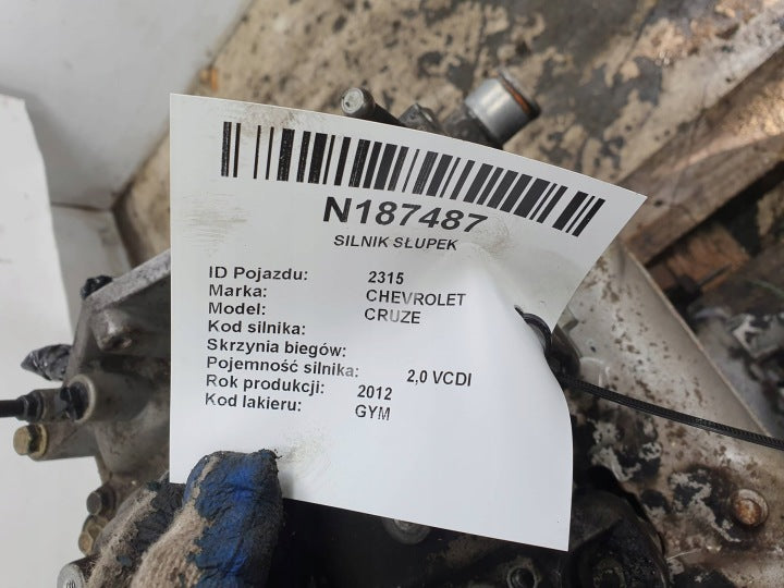 Motor Chevrolet Cruze Z20D1 2.0 VCDI 163PS 146TKm 2012 Diesel Engine Unkomplett MOT2187815037eo
