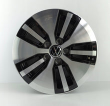 Laden Sie das Bild in den Galerie-Viewer, 4x Alufelge 16 Zoll 6.5" 5x112 46ET Glanz Schwarz 5GE601025 VW Golf Rim Wheel FEL6308916914ws