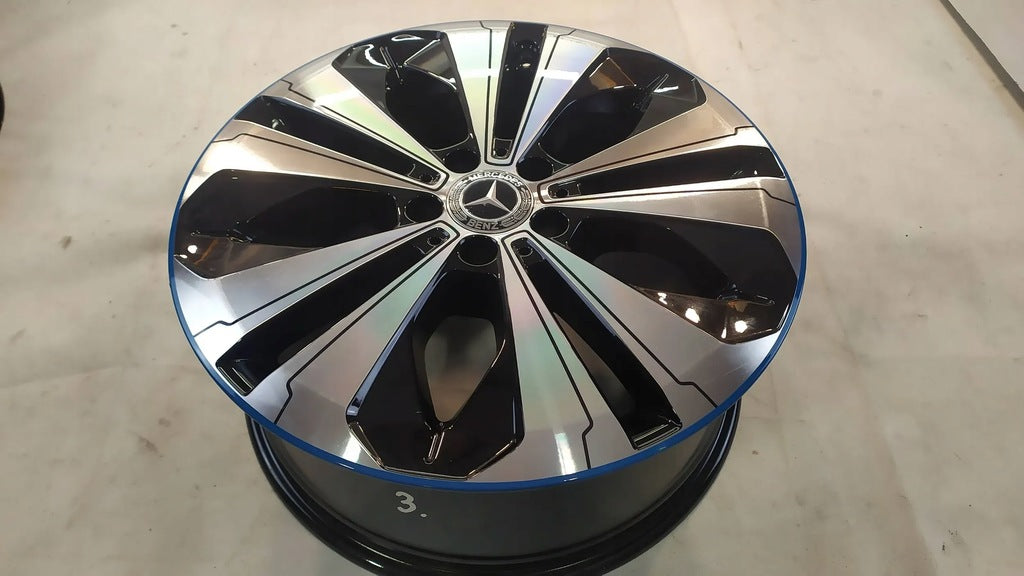 1x Alufelge 19 Zoll 8.0" 5x112 34ET Glanz Schwarz A2934010200 Mercedes-Benz Eqc FEL6220976480wo