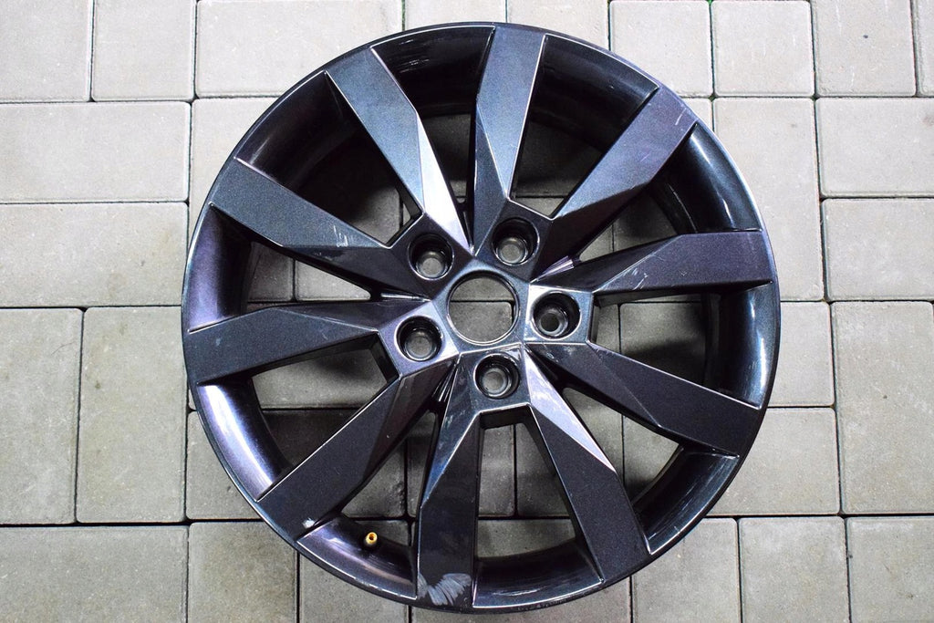 1x Alufelge 17 Zoll 6.0" 5x112 48ET Glanz Graphit 5E0601025N Skoda Octavia Iii