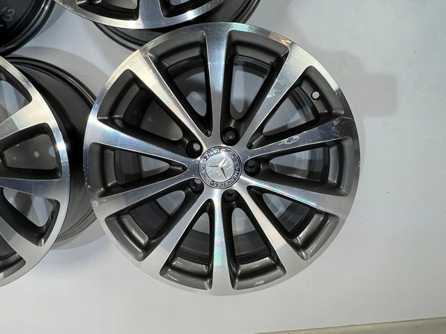 4x Alufelge 17 Zoll 7.5" 5x112 A2134011300 Mercedes-Benz W213 Rim Wheel FEL4540386257bl
