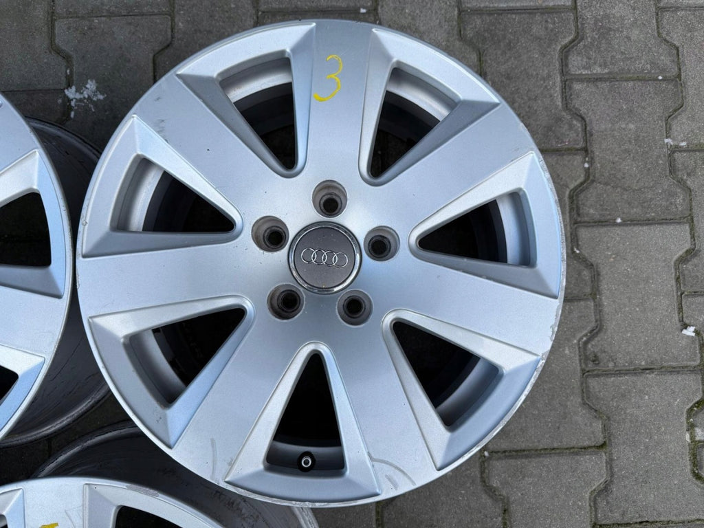 1x Alufelge 16 Zoll 7.5" 5x112 45ET Glanz Silber 4F0601025AJ Audi A6 C6 FEL5240904437fw