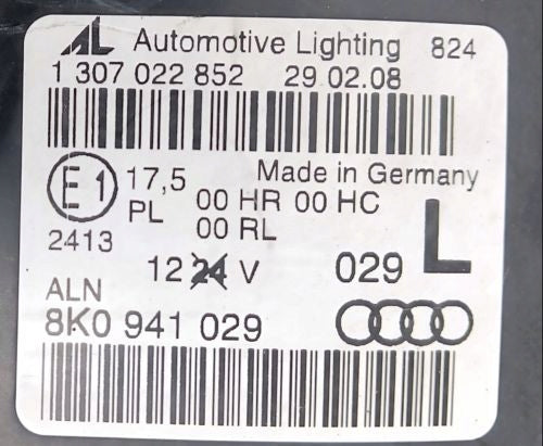 Frontscheinwerfer Audi A4 B8 8K0941029 Links Scheinwerfer Headlight SCH4557604280tp