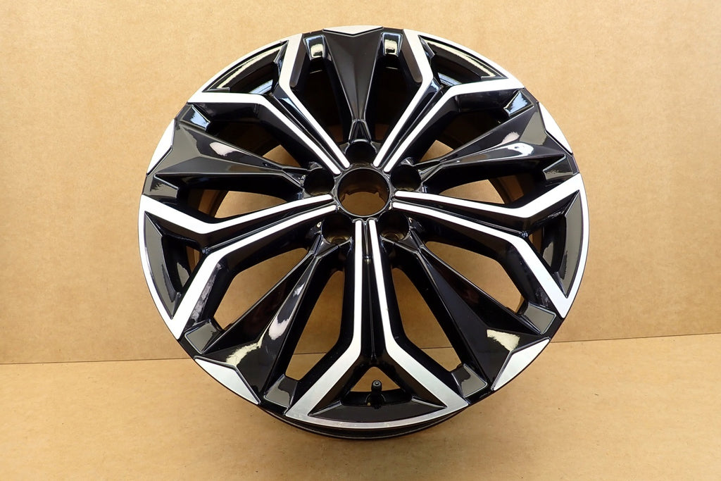 1x Alufelge 19 Zoll 7.0" 5x108 41ET Glanz Schwarz 9834512480 Citroën Ds4 Ds 4 FEL3738346945st