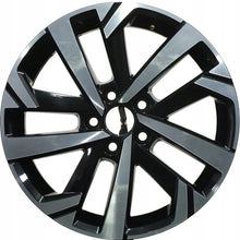 Laden Sie das Bild in den Galerie-Viewer, 1x Alufelge 16 Zoll 6.5&quot; 5x100 47ET Glanz Schwarz 2G0601025 Vw Rim Wheel