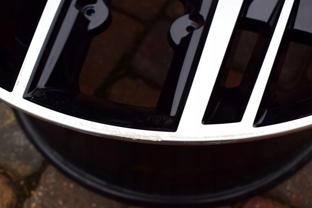 1x Alufelge 19 Zoll 8.0" 5x112 45ET Glanz Schwarz 575601025H Seat Ateca