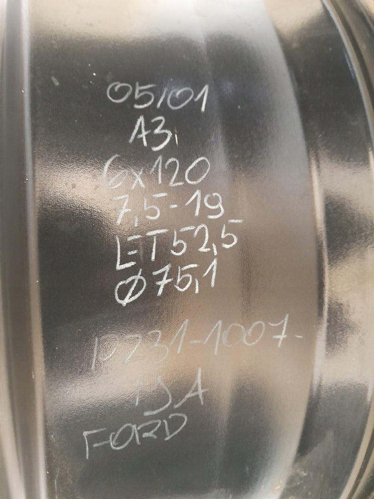 1x Alufelge 19 Zoll 7.5" 6x120 52 5ET Glanz Graphit PZ31-1007-JA Ford I FEL2699429498qo