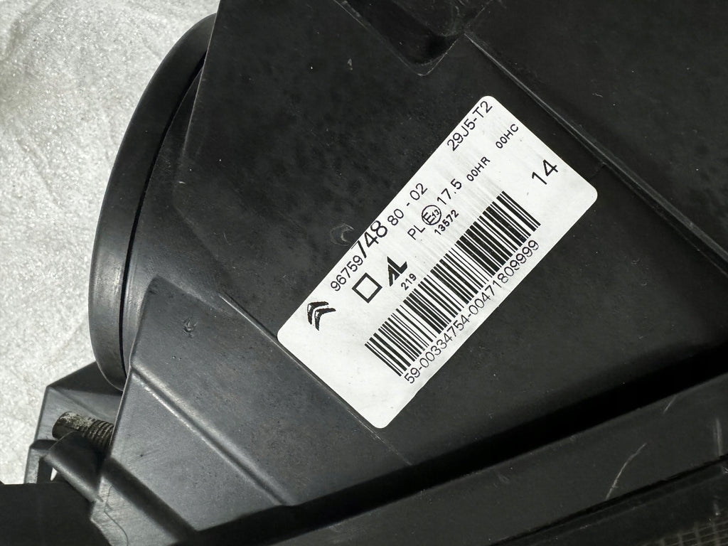 Frontscheinwerfer Citroën C4 Picasso 9675974880 Rechts Scheinwerfer Headlight