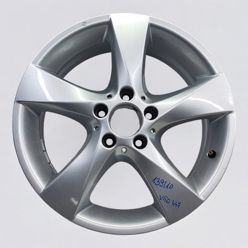 1x Alufelge 17 Zoll 7.0" 5x112 51ET Glanz Silber A4474014800 Mercedes-Benz Vito