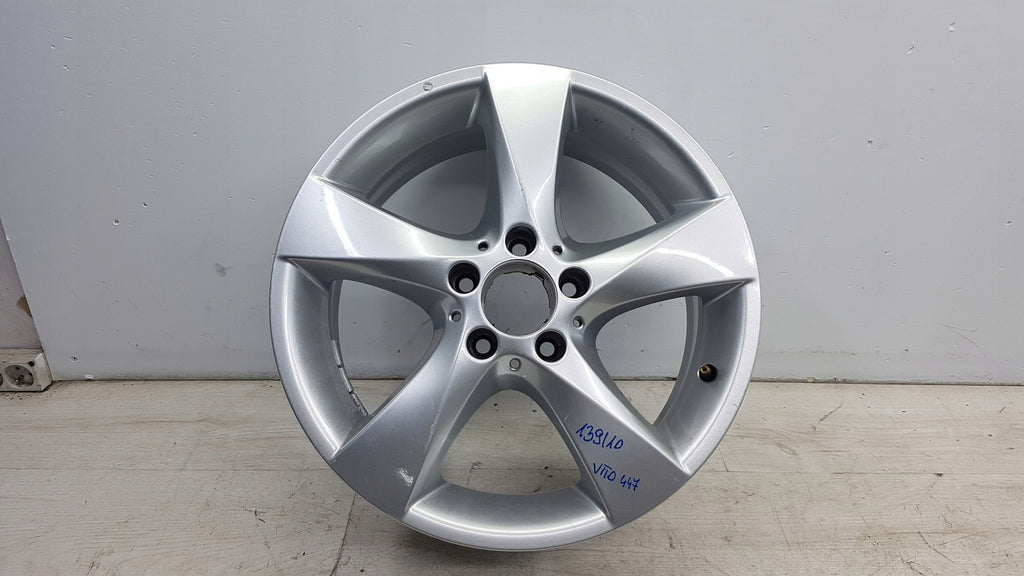 1x Alufelge 17 Zoll 7.0" 5x112 51ET Glanz Silber A4474014800 Mercedes-Benz Vito