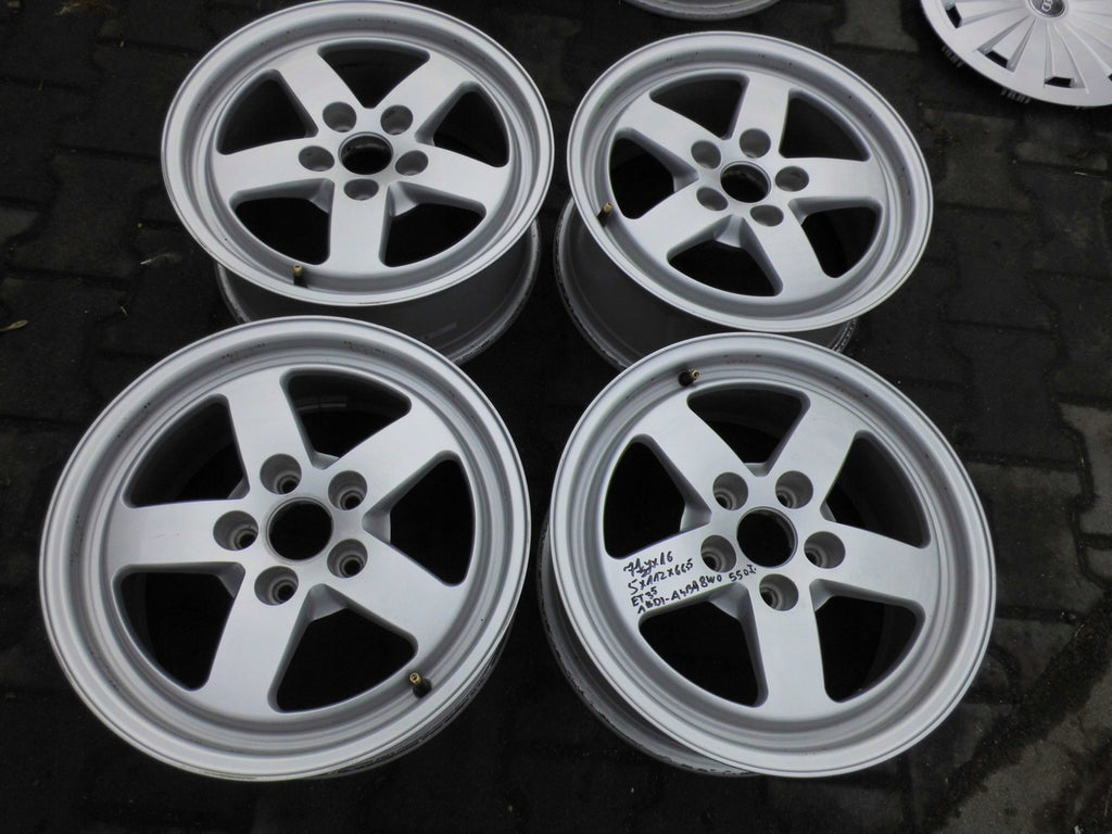 4x Alufelge 16 Zoll 7.5" 5x112 35ET Glanz Silber 8W0601025 Audi A4 B9 Rim Wheel