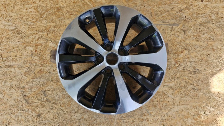 1x Alufelge 18 Zoll 7.5" 5x114.3 49ET Glanz Grau 52910C5230 Kia Sorento I FEL7448405394lh