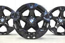 Laden Sie das Bild in den Galerie-Viewer, 4x Alufelge 17 Zoll 7.5" 5x120 34ET Glanz Schwarz 6789140 BMW X1 E84 Rim Wheel FEL6268794685mu