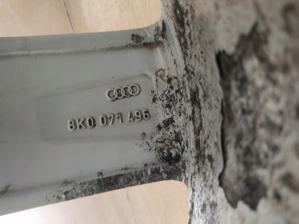 1x Alufelge 16 Zoll 7.0" 5x112 46ET Glanz Silber 8K0071496A Audi A4 B8 Rim Wheel FEL8277533377tg