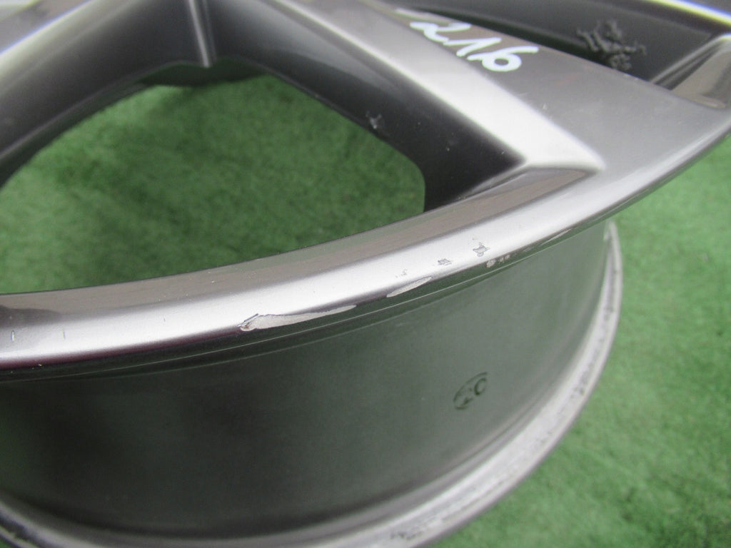 1x Alufelge 18 Zoll 7.5" 5x112 51ET Glanz Grau 5G0601025AF VW Golf Rim Wheel