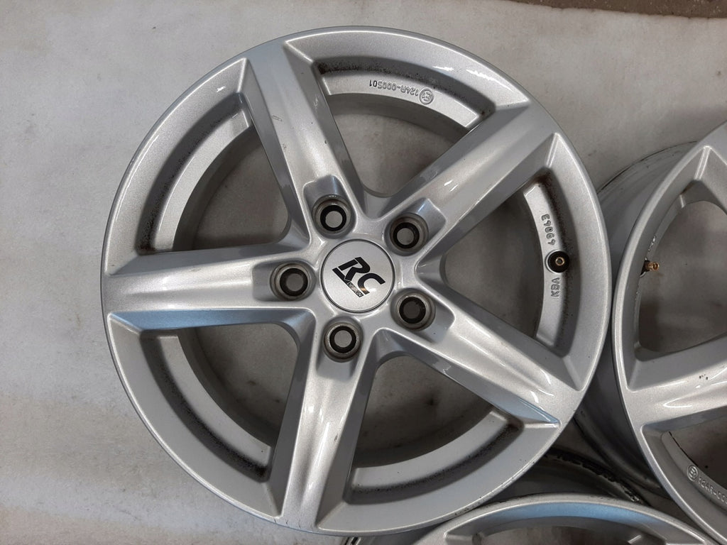 4x Alufelge 15 Zoll 6.0" 5x112 43ET KBA49043 Audi Rim Wheel FEL1050960742wt