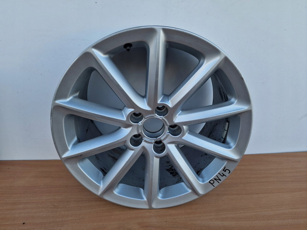 1x Alufelge 18 Zoll 9.0" 5x112 52ET Glanz Silber 8J0601025BH Audi Tt Rim Wheel