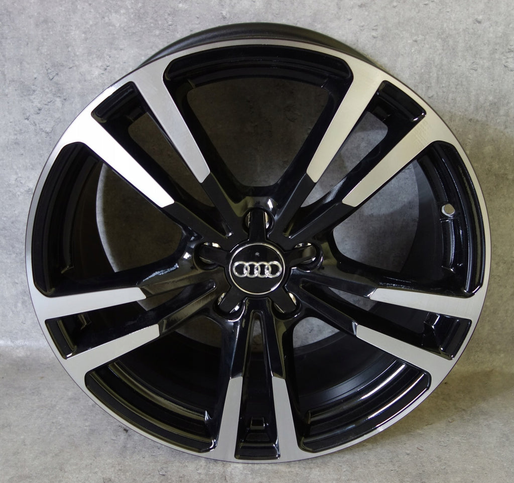 4x Alufelge 18 Zoll 8.0" 5x112 46ET Glanz Silber 8V0601025 Audi A3 Rim Wheel