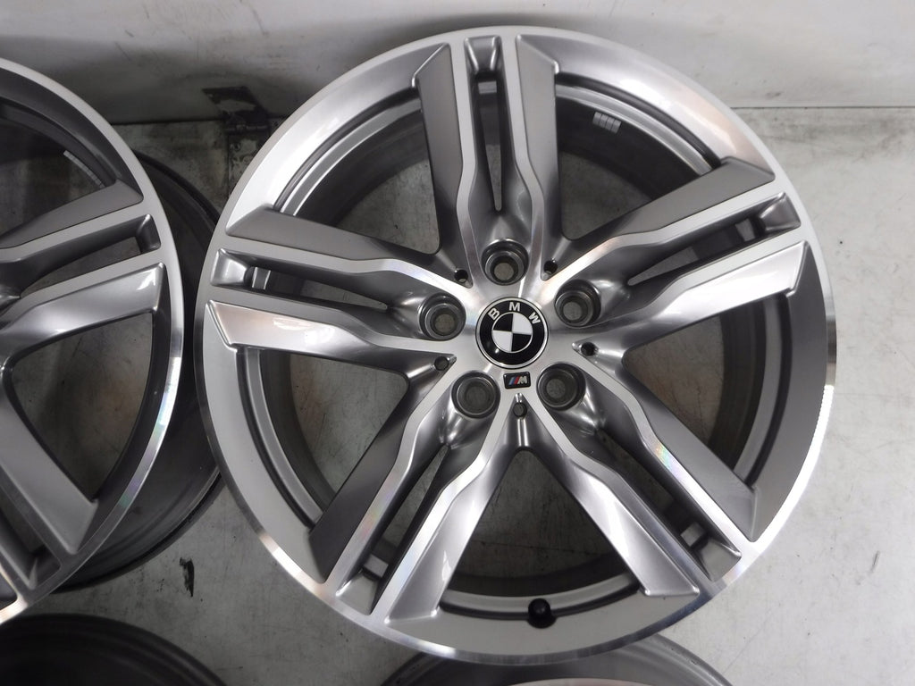 4x Alufelge 18 Zoll 7.5" 5x112 51ET Glanz Silber 7850456 BMW F39 F48 Rim Wheel